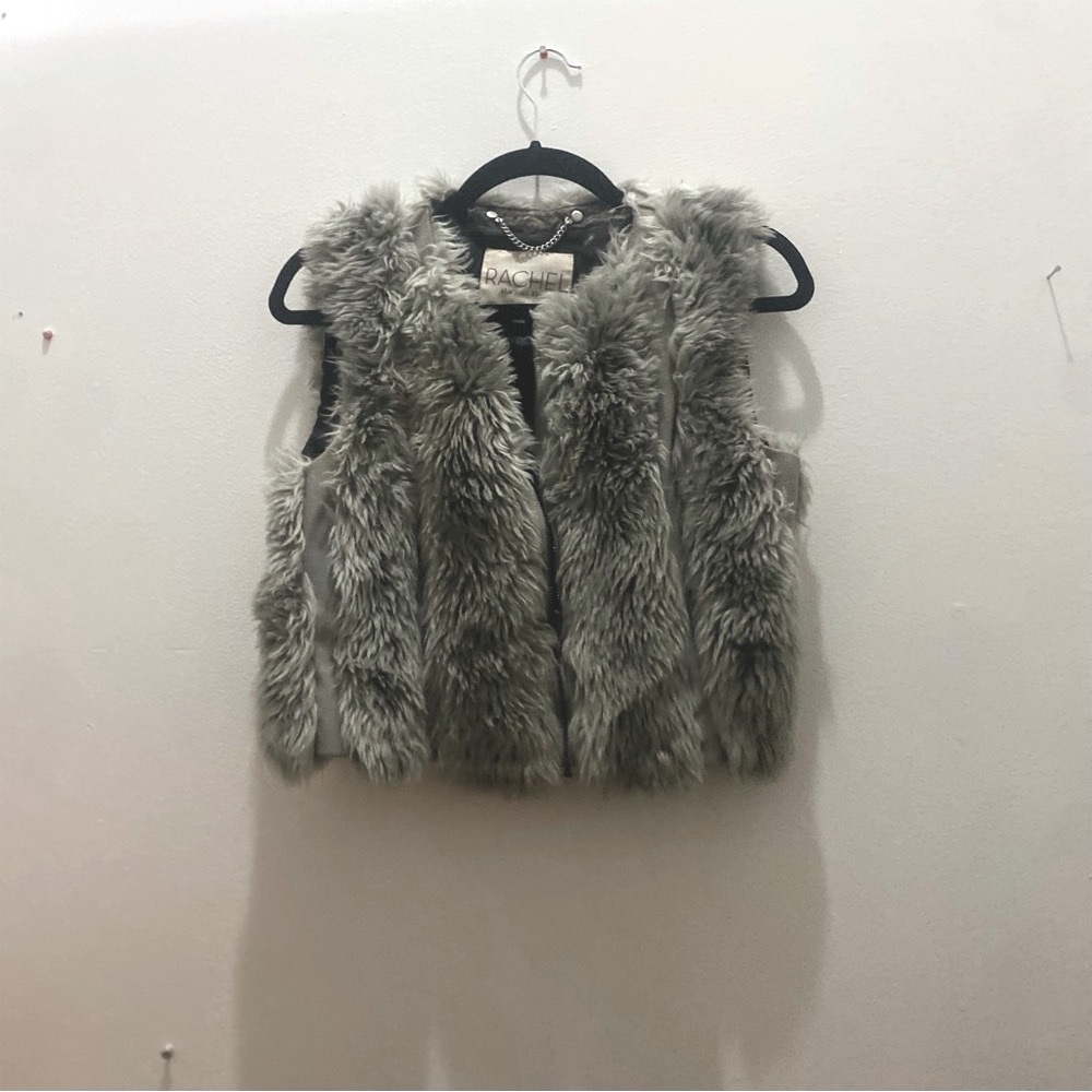 Rachel Roy XS Faux Fur Vest—Unleash Your Inner Beast